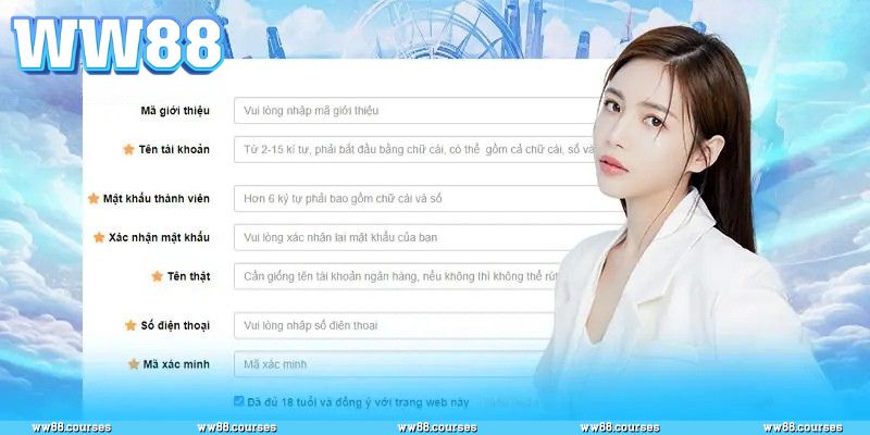 Hướng dẫn đăng ký WW88 nhanh gọn
